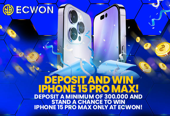 Deposit and stand a chance to win an IPHONE 14 PRO MAX
